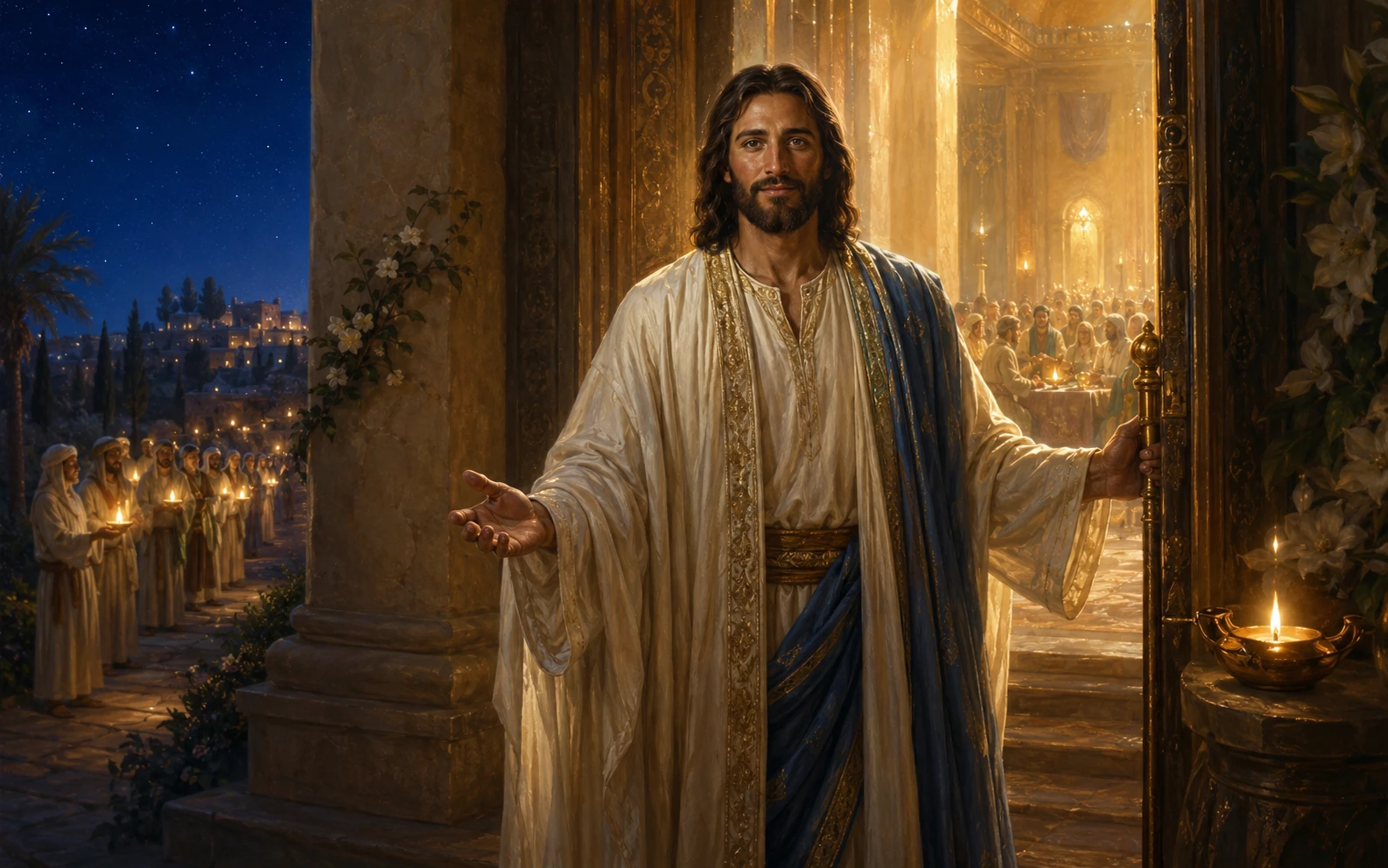 Reserved artwork location for an original depiction of Jesus Christ as Bridegroom